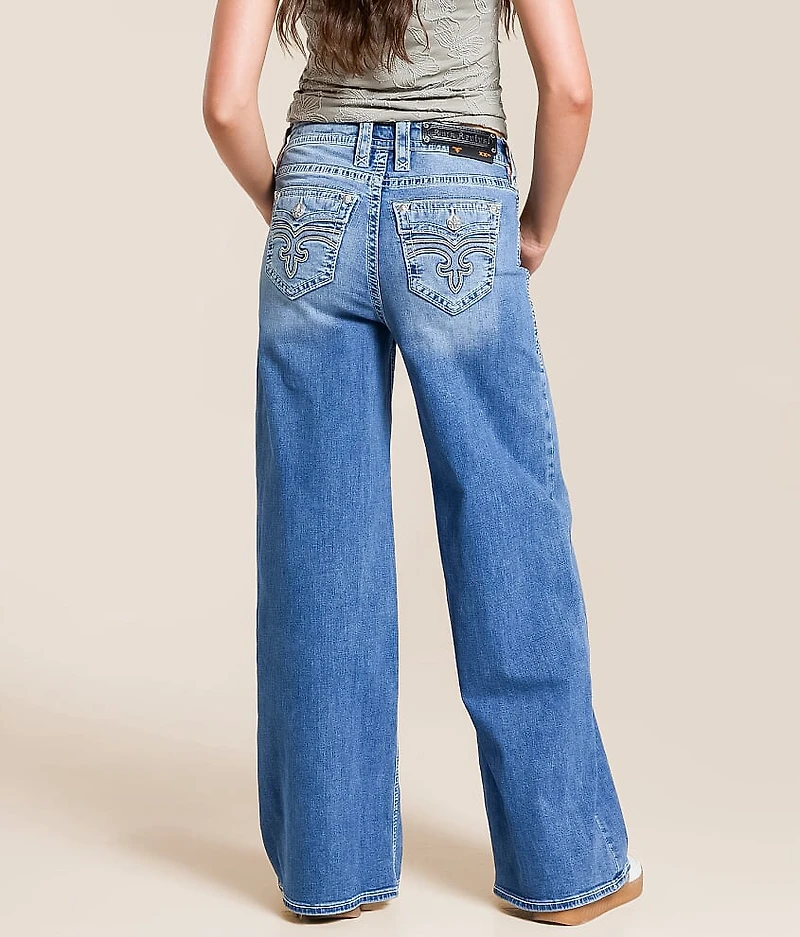 Alivia Wide Leg Baggy Stretch Jean