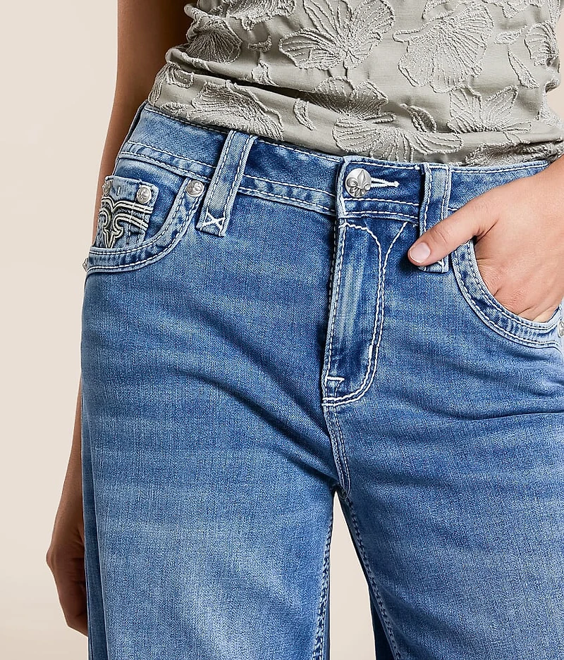 Alivia Wide Leg Baggy Stretch Jean