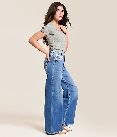 Alivia Wide Leg Baggy Stretch Jean