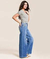Alivia Wide Leg Baggy Stretch Jean
