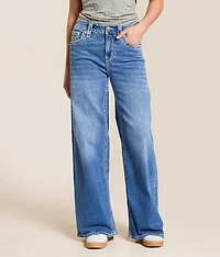 Alivia Wide Leg Baggy Stretch Jean