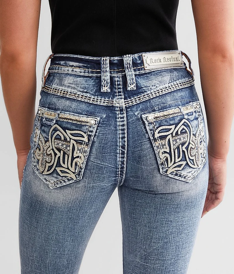 Kelcie Curvy High Rise Boot Stretch Jean