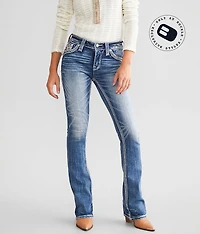 Kelcie Mid-Rise Boot Stretch Jean