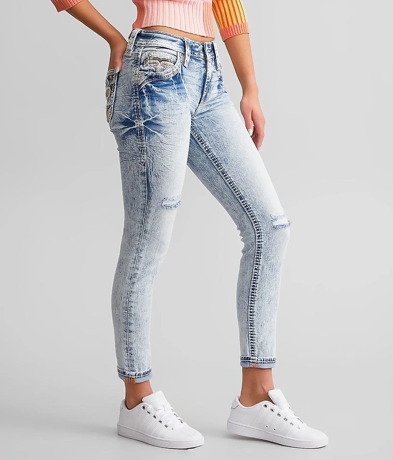 Eilish Mid-Rise Ankle Skinny Stretch Jean