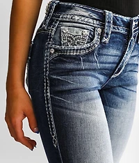 Lisely Mid-Rise Straight Stretch Jean