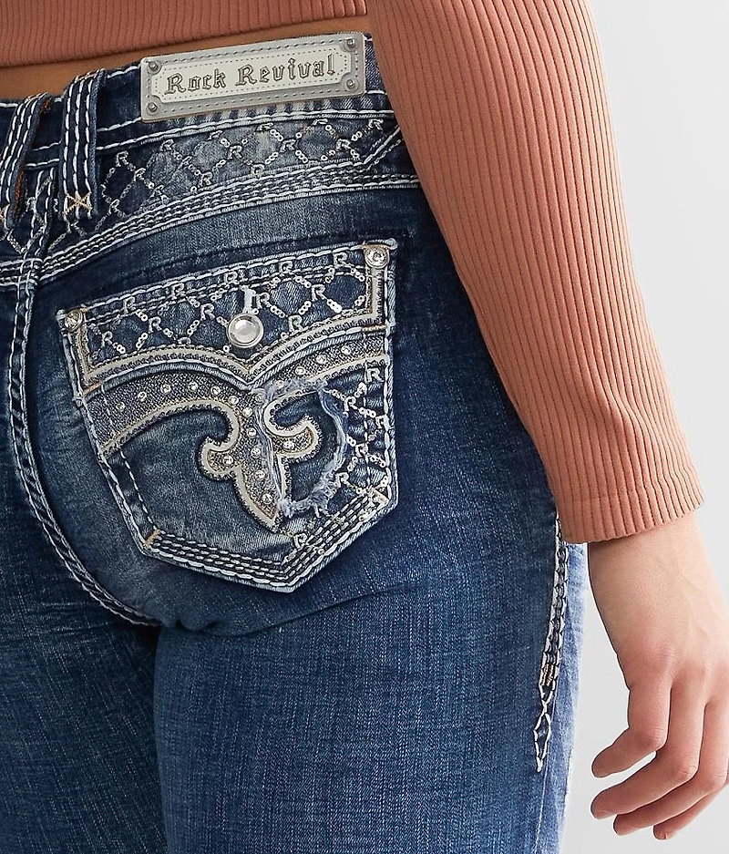 Cyrus Mid-Rise Straight Stretch Jean