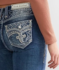 Cyrus Mid-Rise Straight Stretch Jean