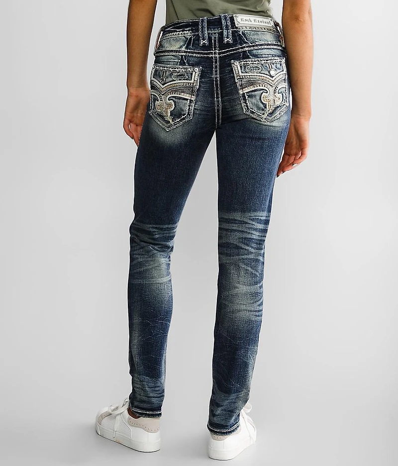Reina Mid-Rise Skinny Stretch Jean