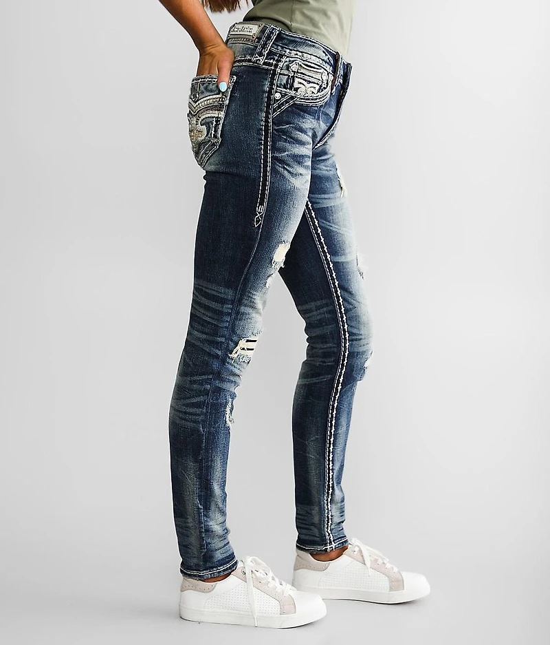 Reina Mid-Rise Skinny Stretch Jean
