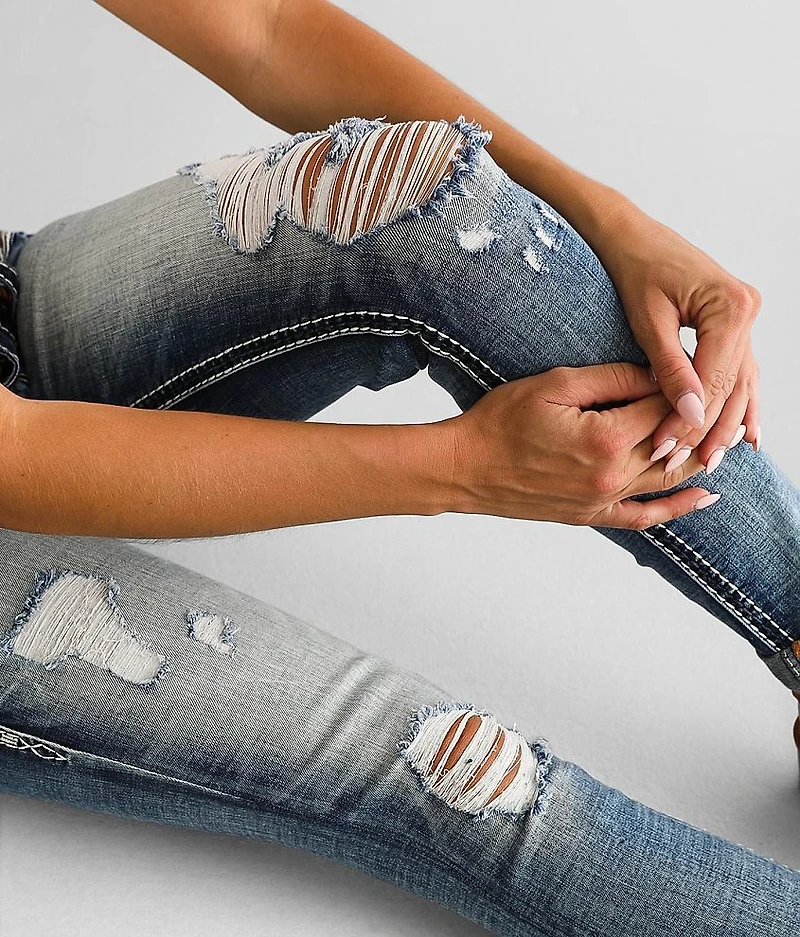 Delu Low Rise Ankle Skinny Jean