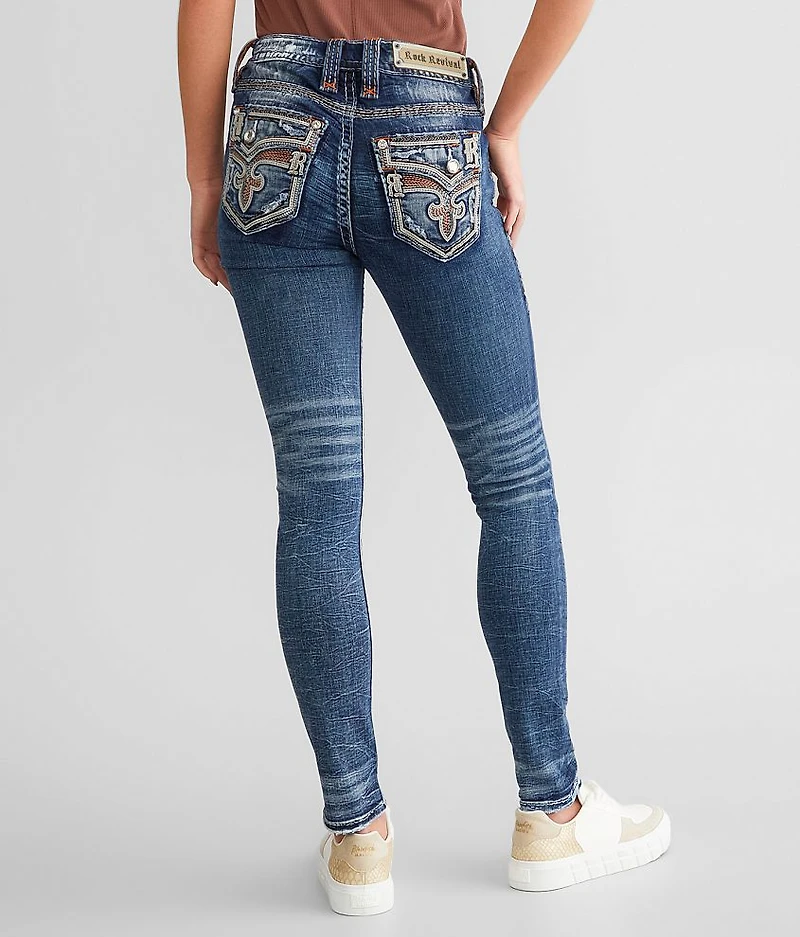 Everlee Mid-Rise Skinny Stretch Jean