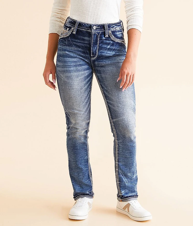 Nuri Curvy High Rise Straight Stretch Jean