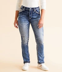 Nuri Curvy High Rise Straight Stretch Jean