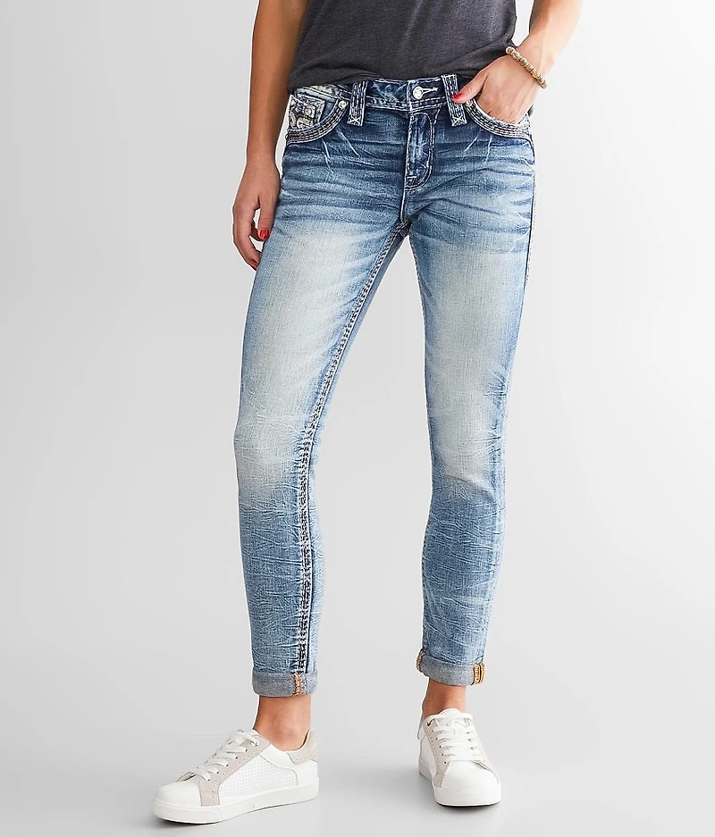 Nuri Mid-Rise Ankle Skinny Stretch Jean