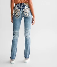 Nuri Mid-Rise Straight Stretch Jean