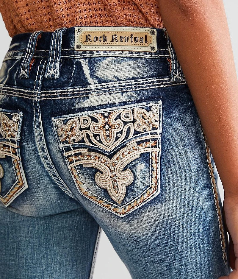 Nuri Mid-Rise Straight Stretch Jean