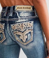 Nuri Mid-Rise Straight Stretch Jean