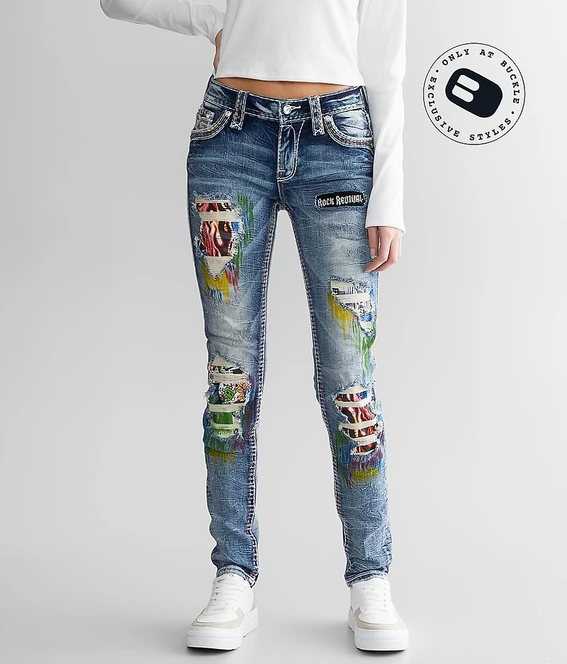 Harlow Mid-Rise Skinny Stretch Jean