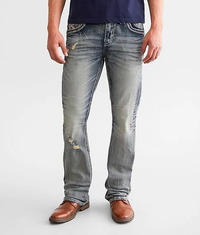 Mylo Stacked Slim Boot Stretch Jean