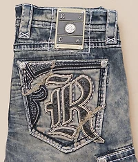 Leland Denim Cargo Stretch Short