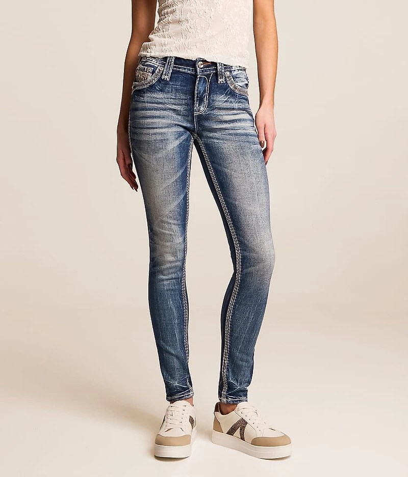 Lavinia Mid-Rise Skinny Stretch Jean