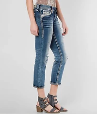 Hettie Cuffed Stretch Capri Jean