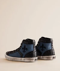 Riff Denim Leather Sneaker