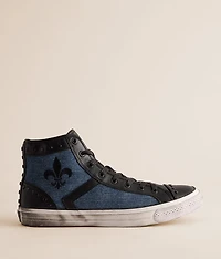 Riff Denim Leather Sneaker