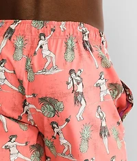 Hawaiian Hula Girls Swim Trunks