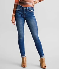 Mid-Rise Skinny Stretch Jean