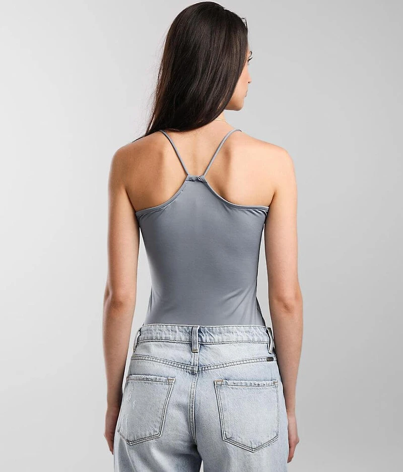 Crepe Knit Fitted Bodysuit