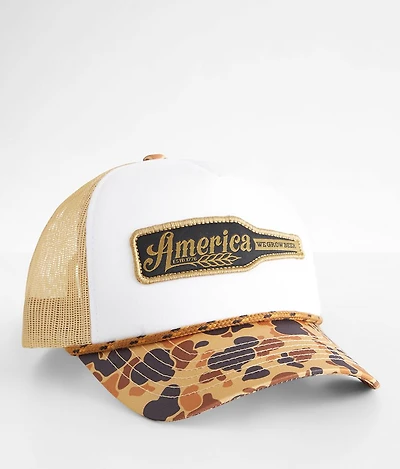 America We Grow Beer Trucker Hat