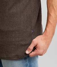 Brushed Waffle Knit T-Shirt