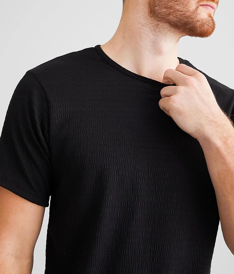 Textured Knit T-Shirt