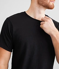 Textured Knit T-Shirt