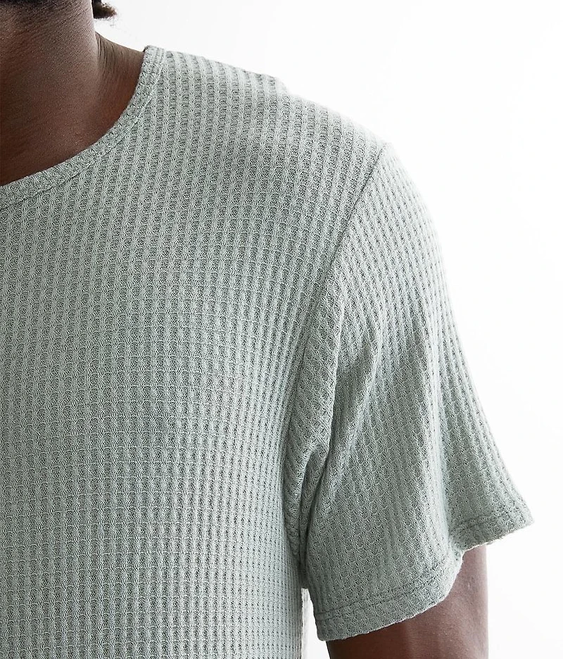 Waffle Knit T-Shirt