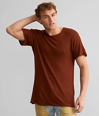 Rustic Dime Waffle Knit T-Shirt