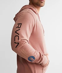 Pigment Dye Hooded Sweatshirt