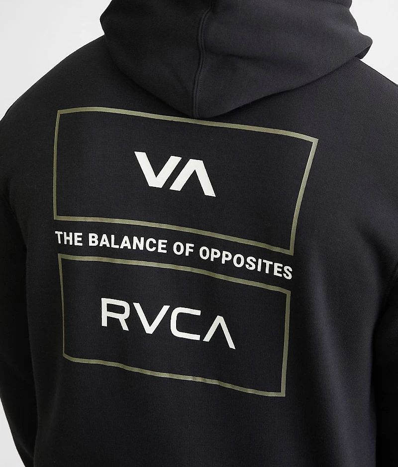 Split Square Hooded Sweatshirt