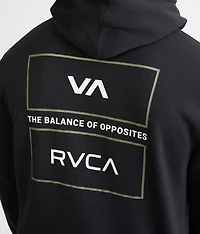Split Square Hooded Sweatshirt