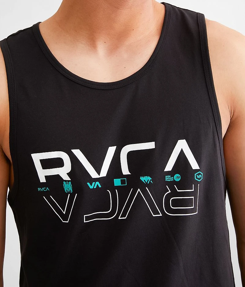 Double Split Sport Tank Top