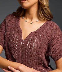 Refined Edit - Crochet Sweater