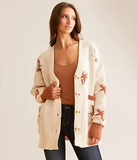 Star Cardigan Sweater