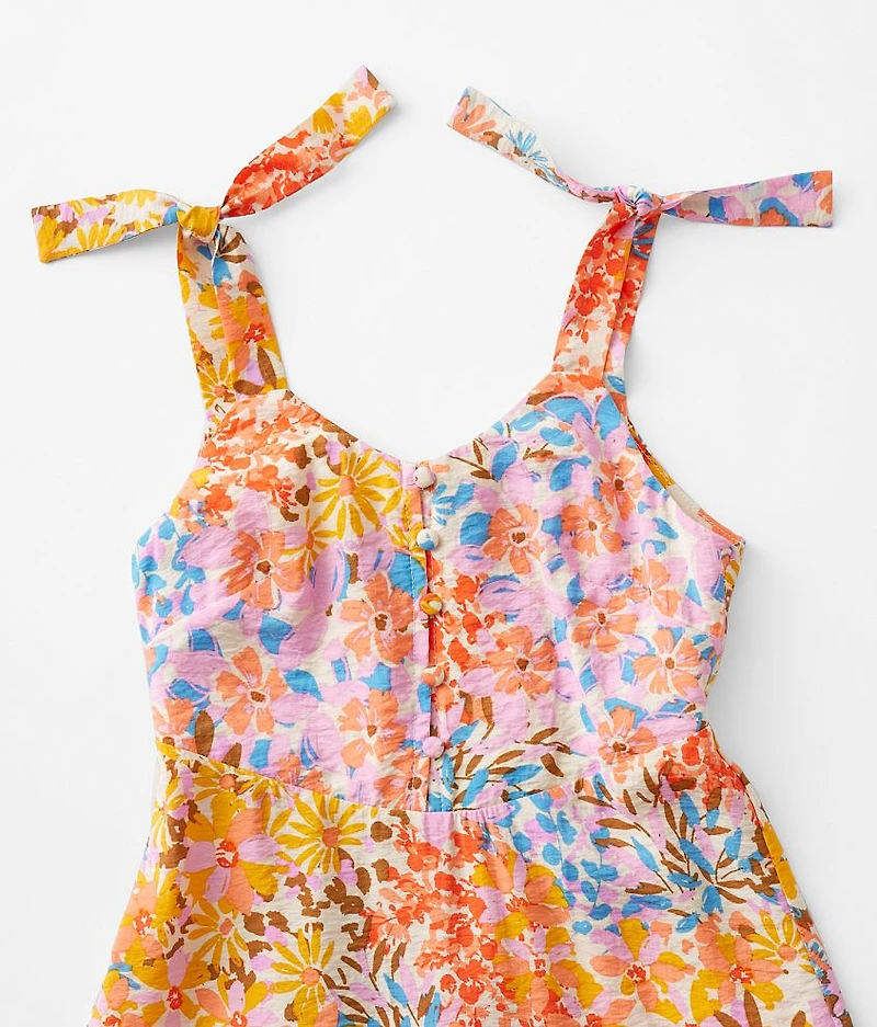 Girls - Floral High Low Maxi Dress