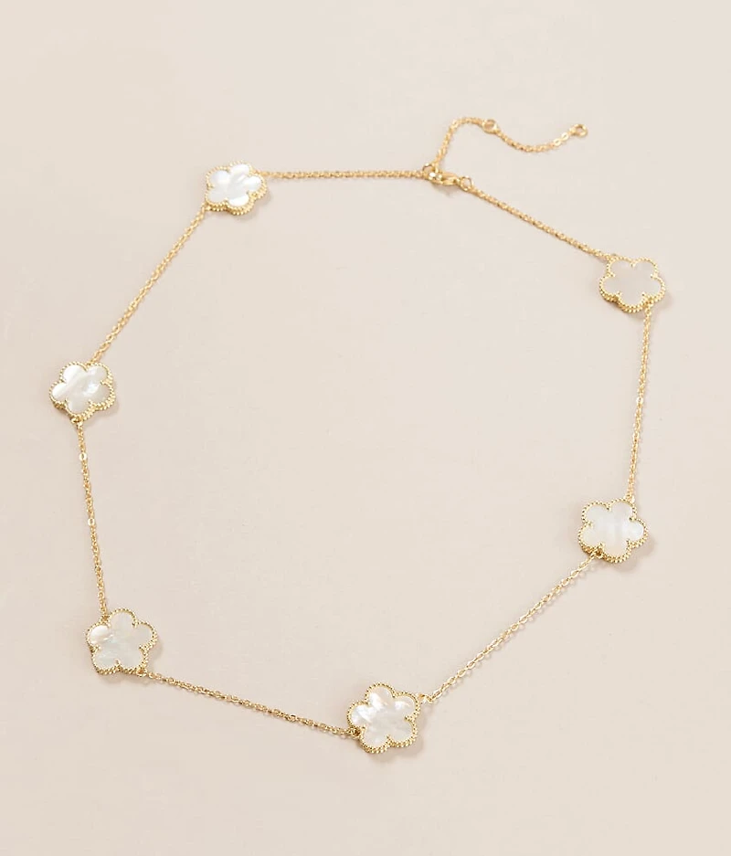 Sahira Jewelry Design Adeline Clover Necklace