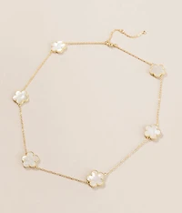 Sahira Jewelry Design Adeline Clover Necklace