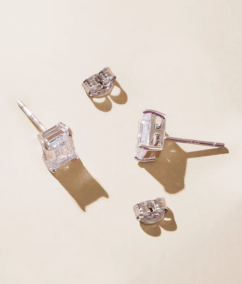 Katie Emerald Cut Earring