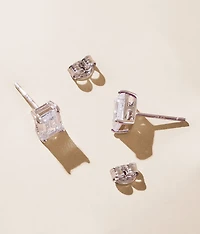 Katie Emerald Cut Earring