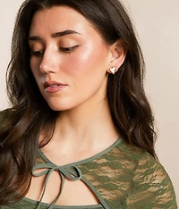 Aubrey Mother Of Pearl Earring