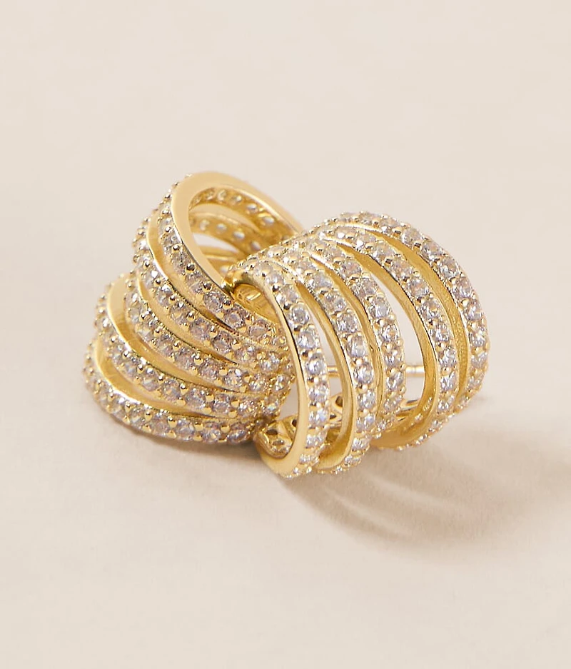 Avery Huggie Hoop Earring